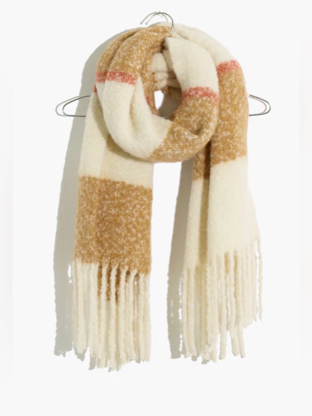 Madewell Brushed Scarf in Toffee Multi